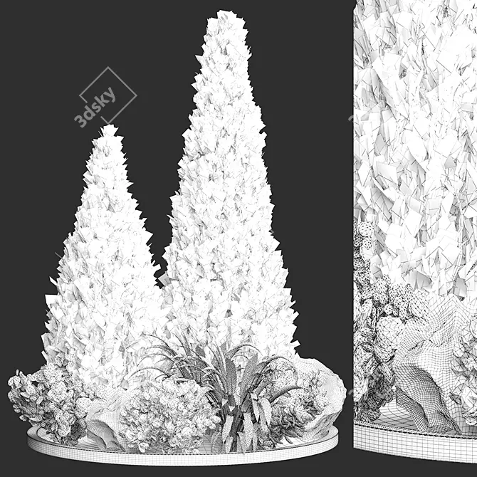 Outdoor Plant 161 | 527K Polygons 3D model image 3