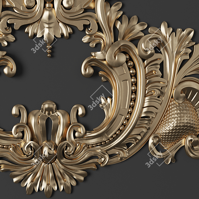 3D Max Corona Trim Ornaments 3D model image 2