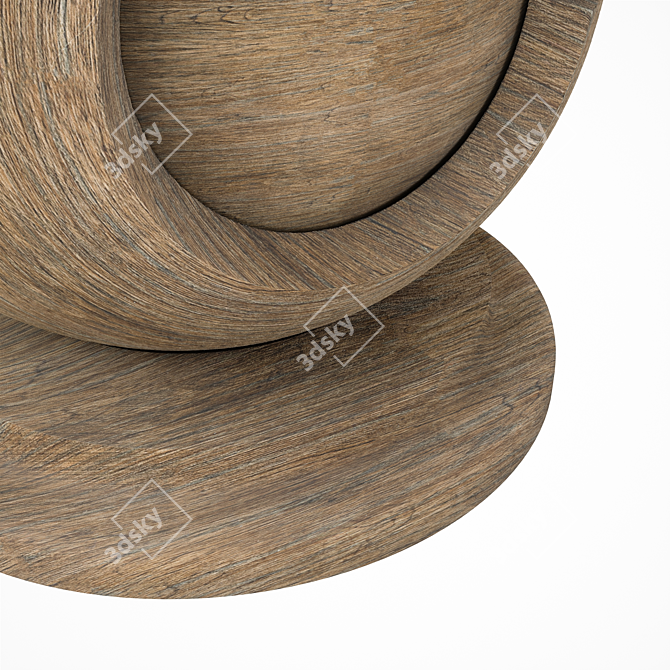 Exotic Wood Seamless PBR Textures 3D model image 4