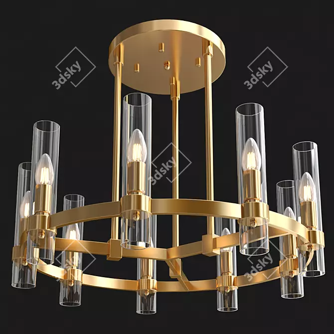 Favourite STATUS Pendant Chandelier 70cm 3D model image 2