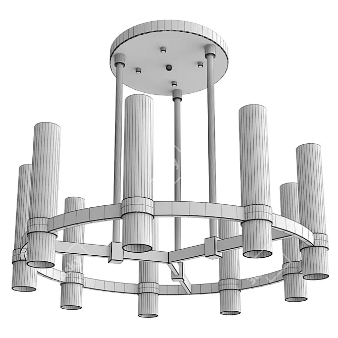 Favourite STATUS Pendant Chandelier 70cm 3D model image 3