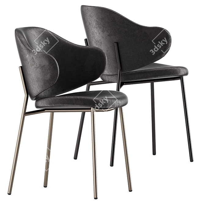  Modern Holly Chair by Calligaris 3D model image 1