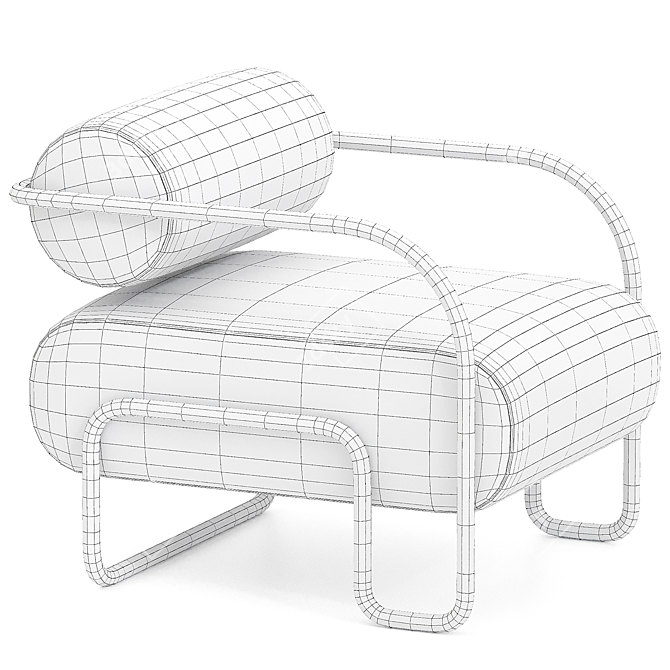 Modern Kelly Wearstler Chair Furniture 3D model image 3