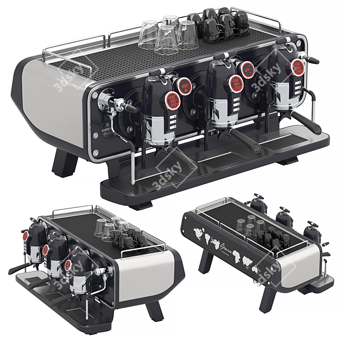 Sanremo Coffee Machine Model Rendered 3D model image 1