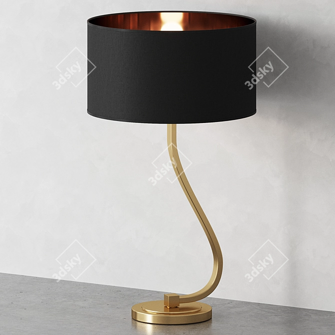 Dantone Modern Table Lamp 3D model image 2