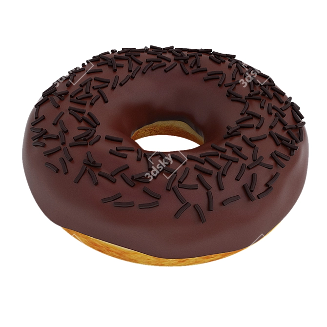 Delectable Donut Assortment 3D model image 4