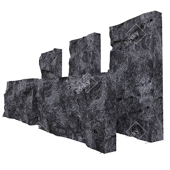 Rocky Quick Panels Pack 3 3D model image 3