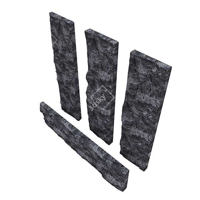 Rocky Quick Panels: Dynamic Wall Solutions 3D model image 2