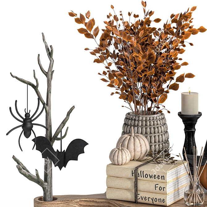 Halloween Decoration Set 3D Models 3D model image 3