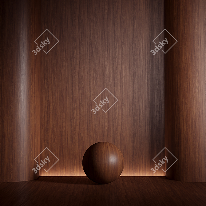 Seamless Wood Material Texture 2400x2400px 3D model image 3