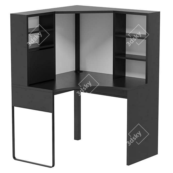 MIKE Corner Table - Modern Design 3D model image 1