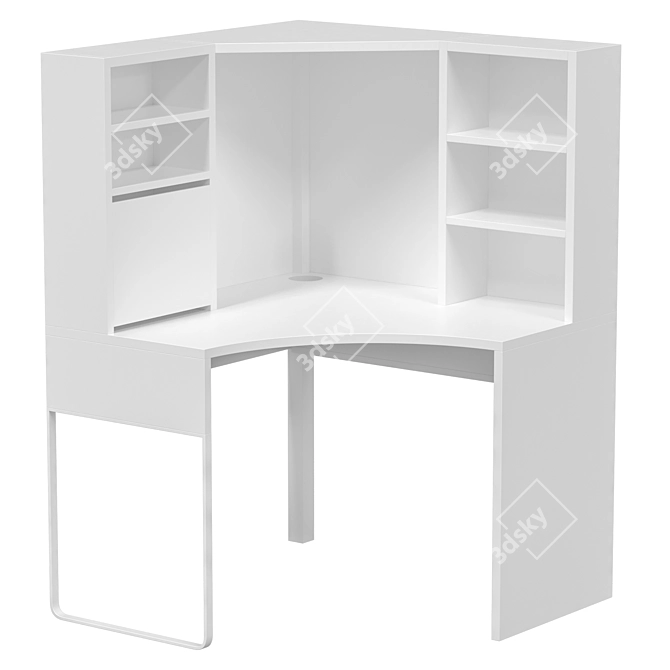 MIKE Corner Table - Modern Design 3D model image 2