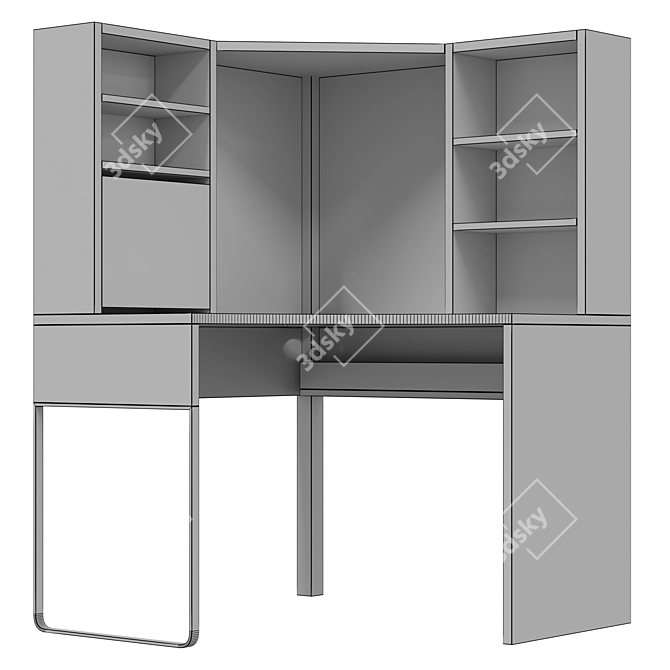 MIKE Corner Table - Modern Design 3D model image 6