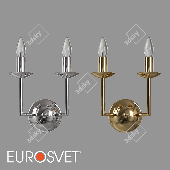 Classic Wall Sconce Eurosvet Cariso 3D model image 1