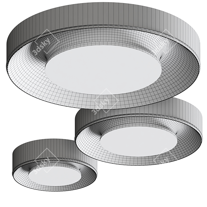 Eclipse Recessed Ceiling Lamp 3D model image 3