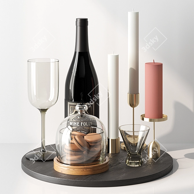 Modern Tableware RPM_02 Set 3D model image 1