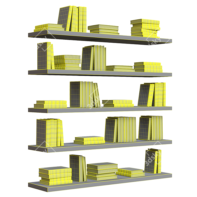 Book Bundle: Literature Collection 3D model image 4