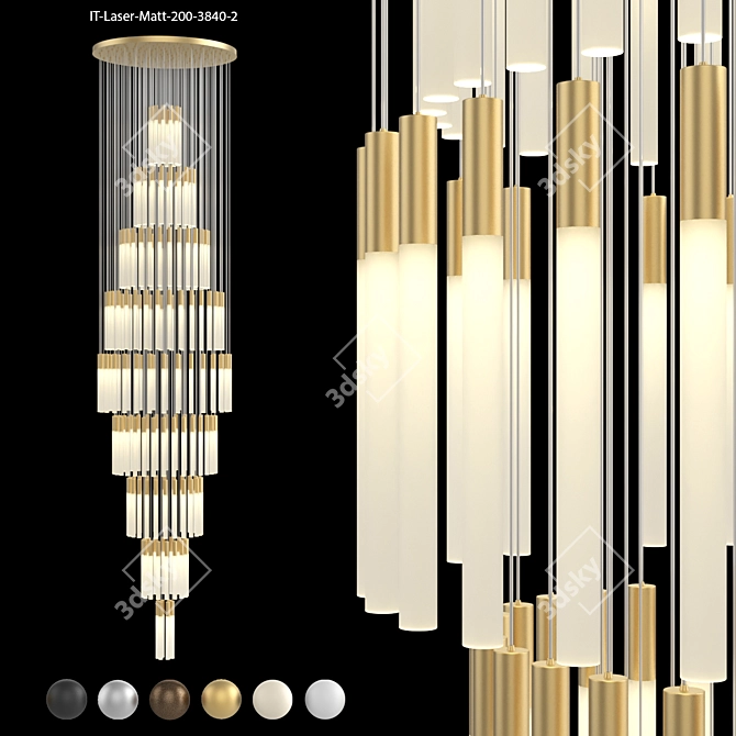 Каскадная Люстра Integrator IT-Laser-Matt 3D model image 1