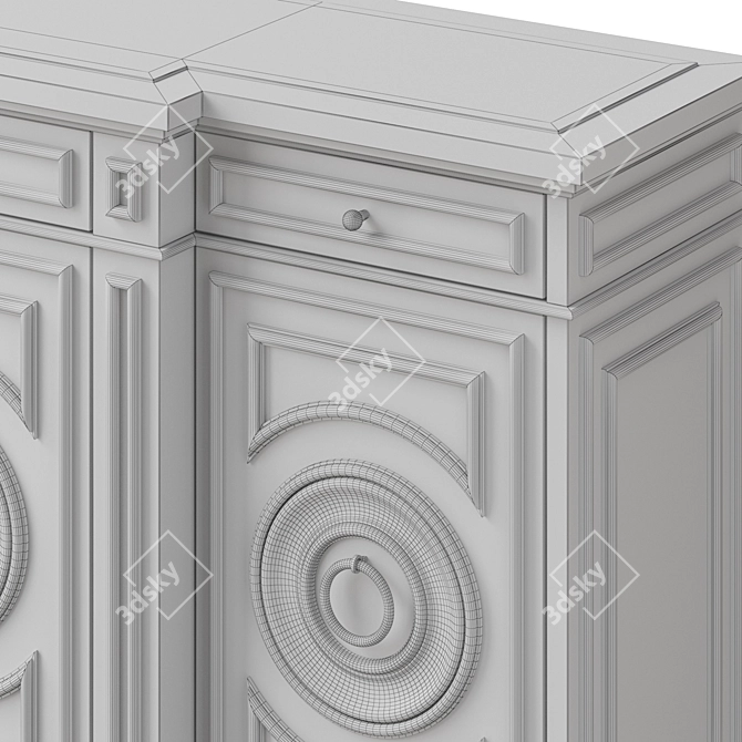 Regal Baker Emperor Sideboard 3D model image 3