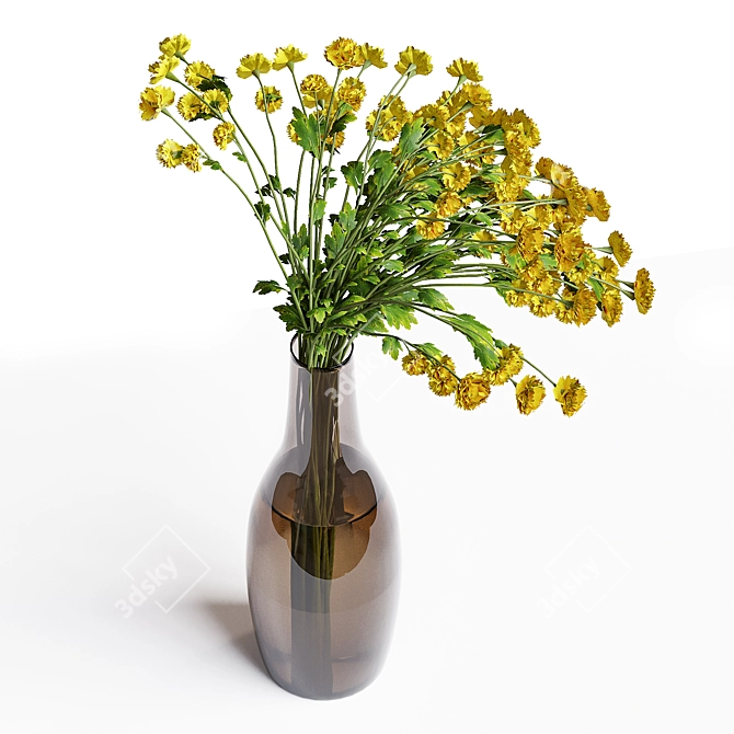  3D Bouquet Design for 3ds Max 2016 3D model image 2