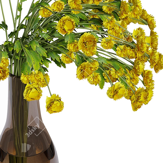  3D Bouquet Design for 3ds Max 2016 3D model image 3