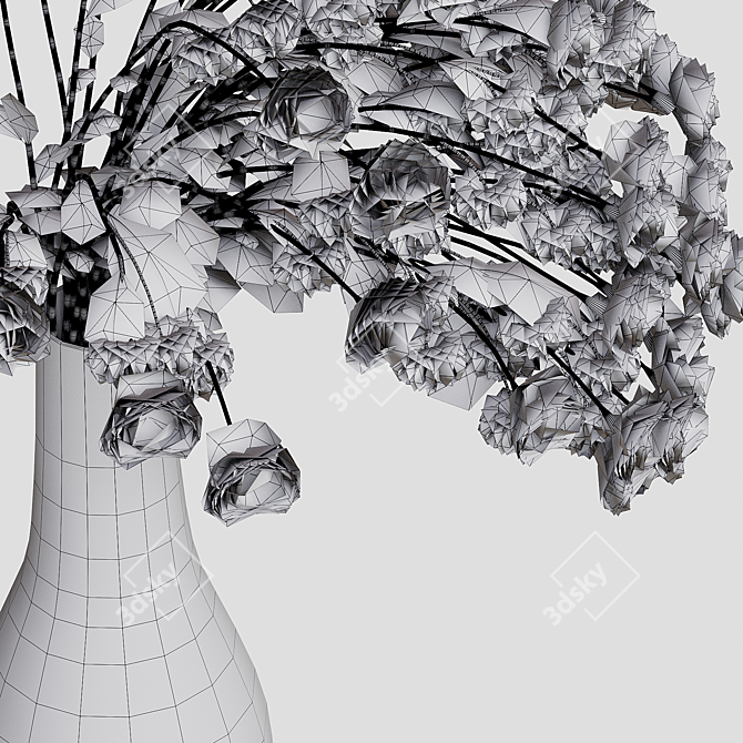  3D Bouquet Design for 3ds Max 2016 3D model image 4