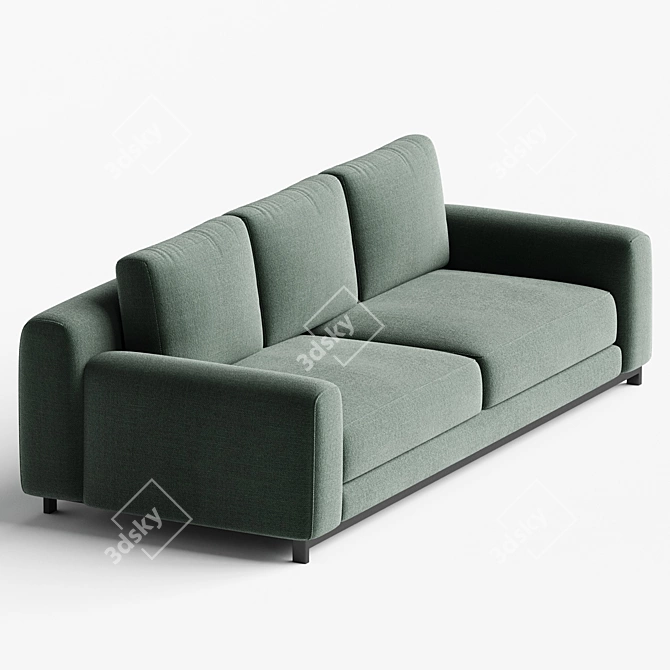 Modern Elegance: Natuzzi Leaf Sofa 3D model image 2