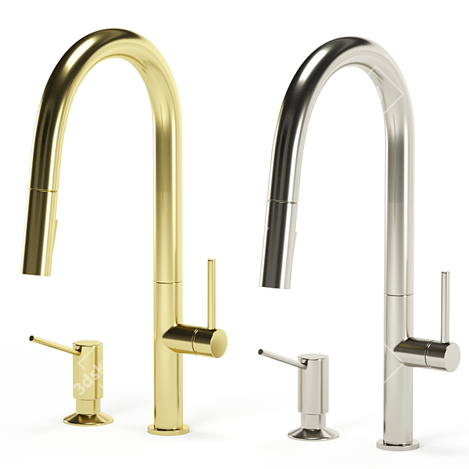 VIGO Kitchen Faucets Bundle - Renders, FBX, OBJ 3D model image 6