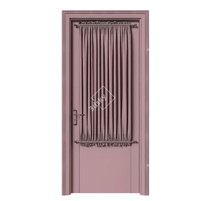  Rustic French Entry Door 3D model image 6