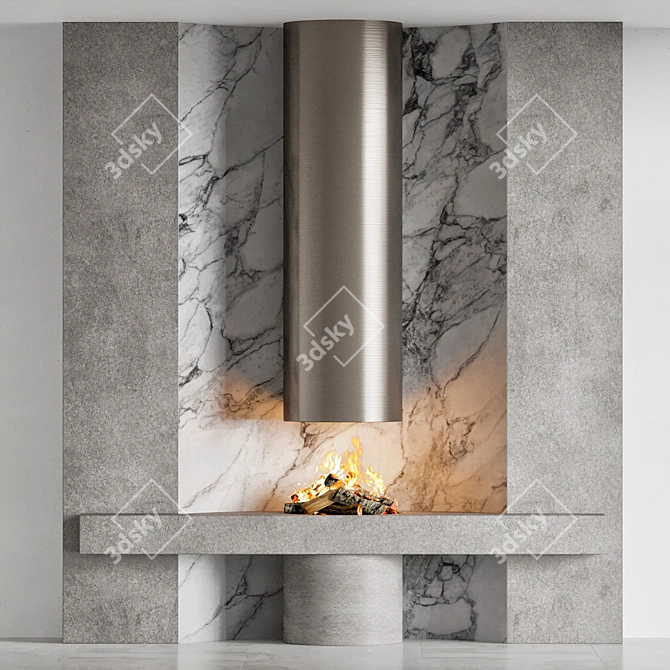 Fireplace 13 3D Model Download 3D model image 3