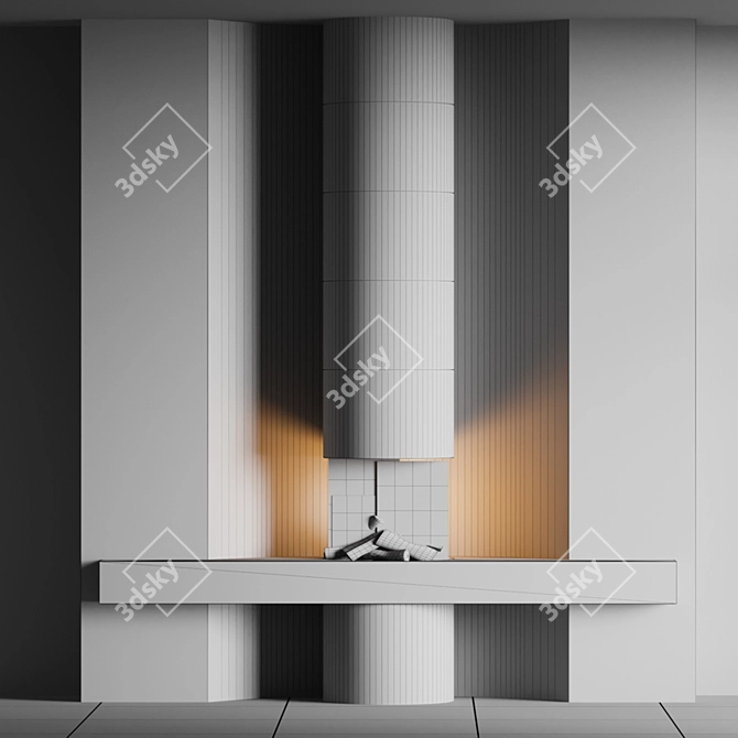 Fireplace 13 3D Model Download 3D model image 7