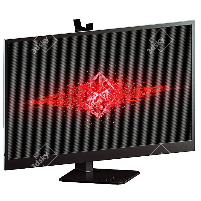 HP Omen 25 Gaming Monitor 3D model image 1