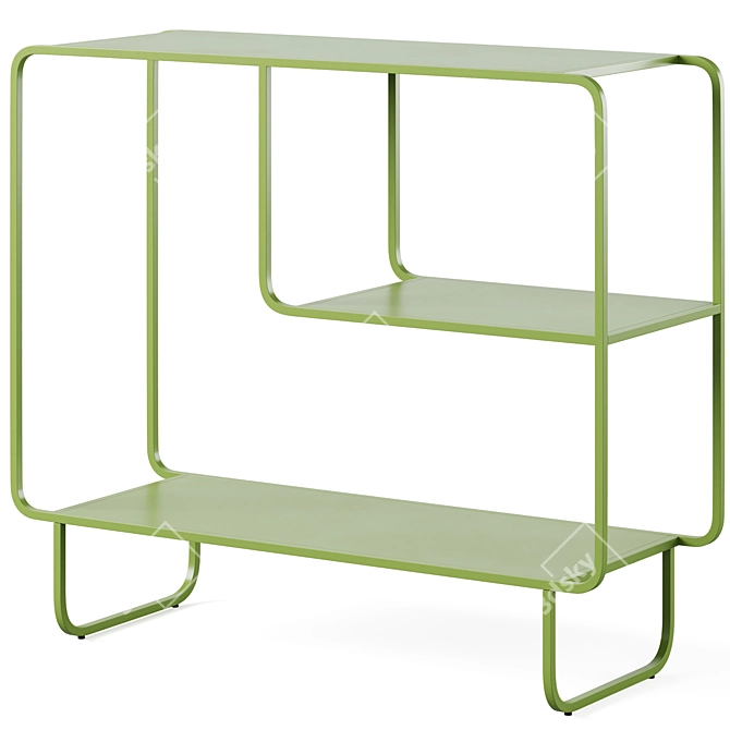 Minimalist Alana Storage Console 3D model image 2