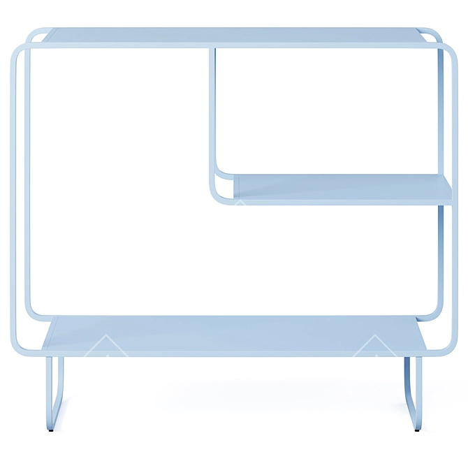 Minimalist Alana Storage Console 3D model image 3