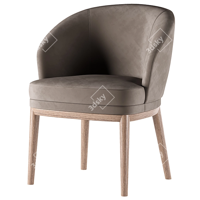 Modern Ruth Chair 3D Model 3D model image 1