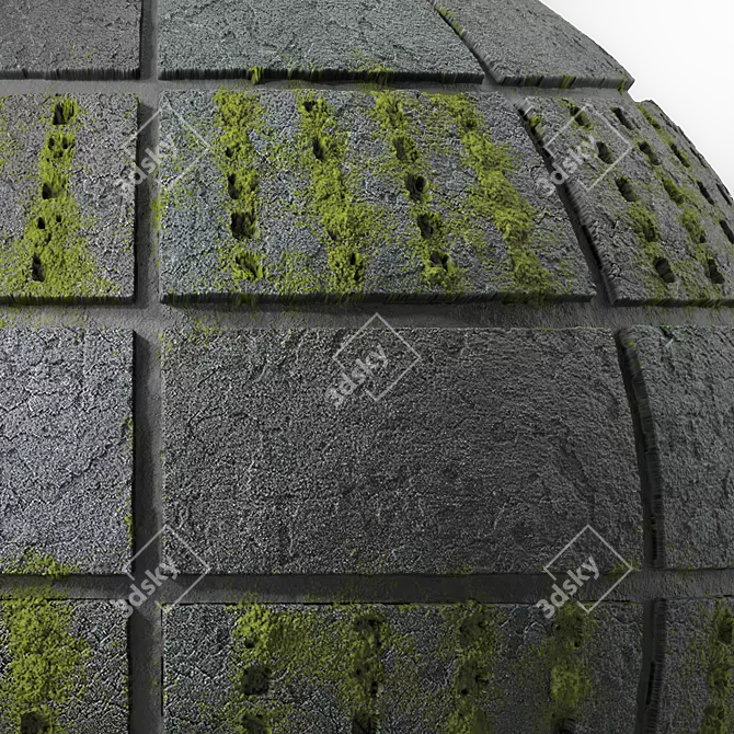 Artisan Slate Stone Wall Panels 3D model image 8