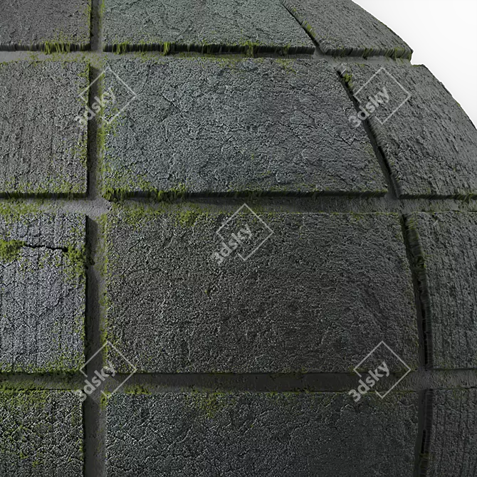 Artisan Slate Stone Wall Panels 3D model image 10