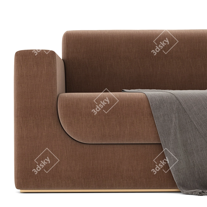 Modern Chic RH Sofa 3D model image 2