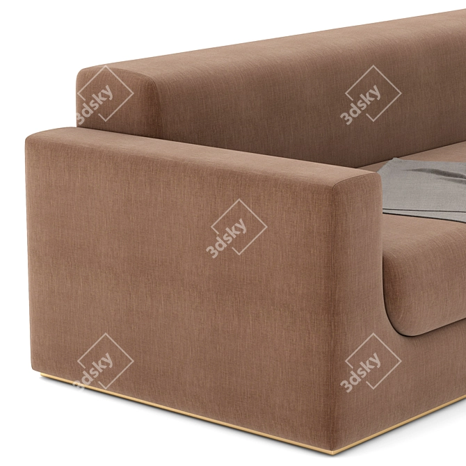 Modern Chic RH Sofa 3D model image 4