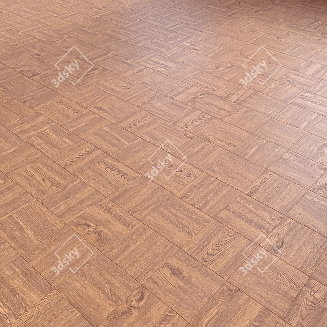 Versatile Wood Floor 3D Model 3D model image 2