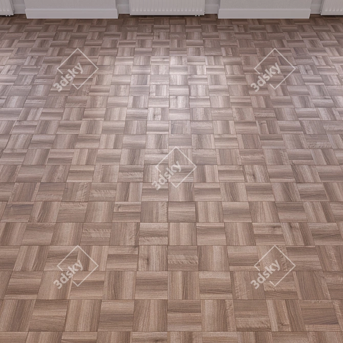 Versatile Wood Floor 3D Model 3D model image 3