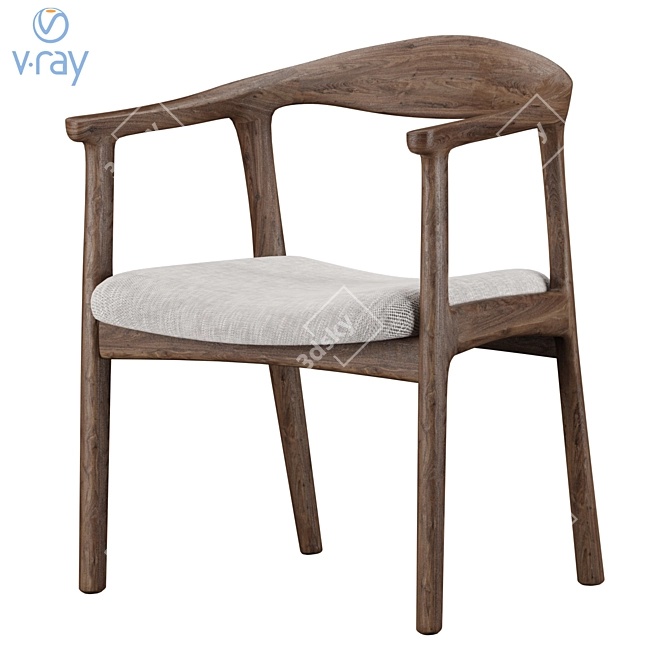 Elegant Modern Chair SF8 002004 3D model image 1