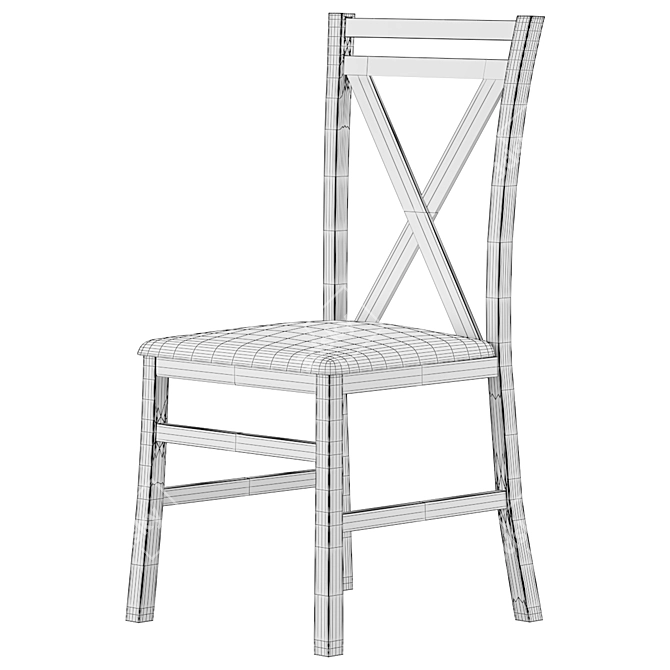 Halmar Kitchen Dining Chair 3D model image 2