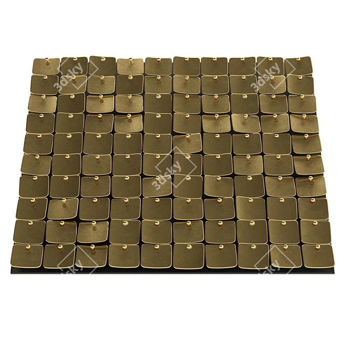 Title: Modern Decorative Wall Panels 3D model image 3