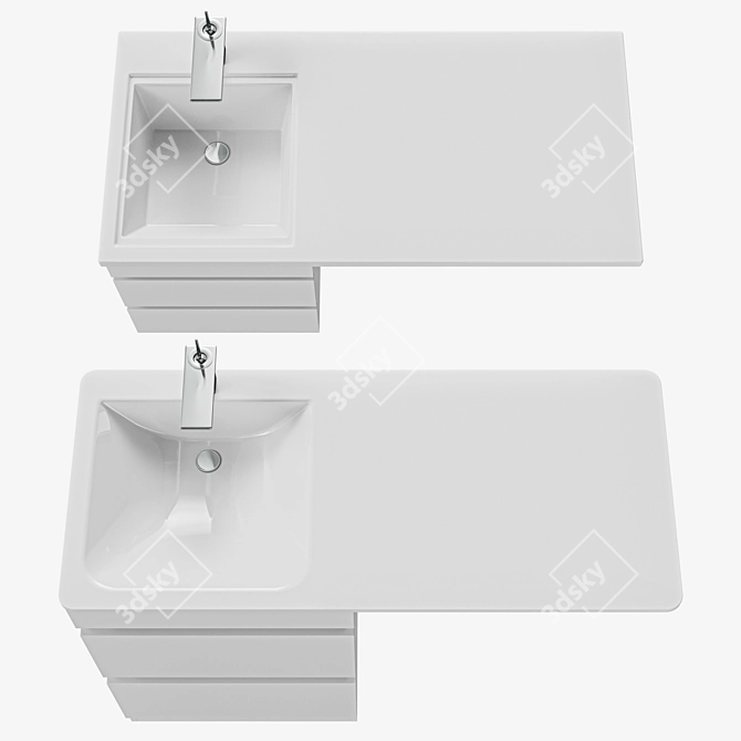 ANDREA BRUKS Over-Washer Sink 3D model image 7