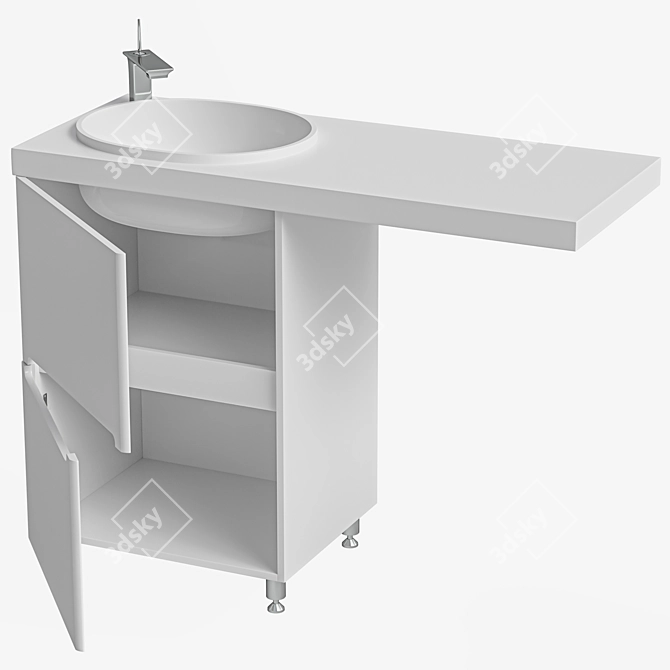 ANDREA BRUKS Over-Washer Sink 3D model image 11