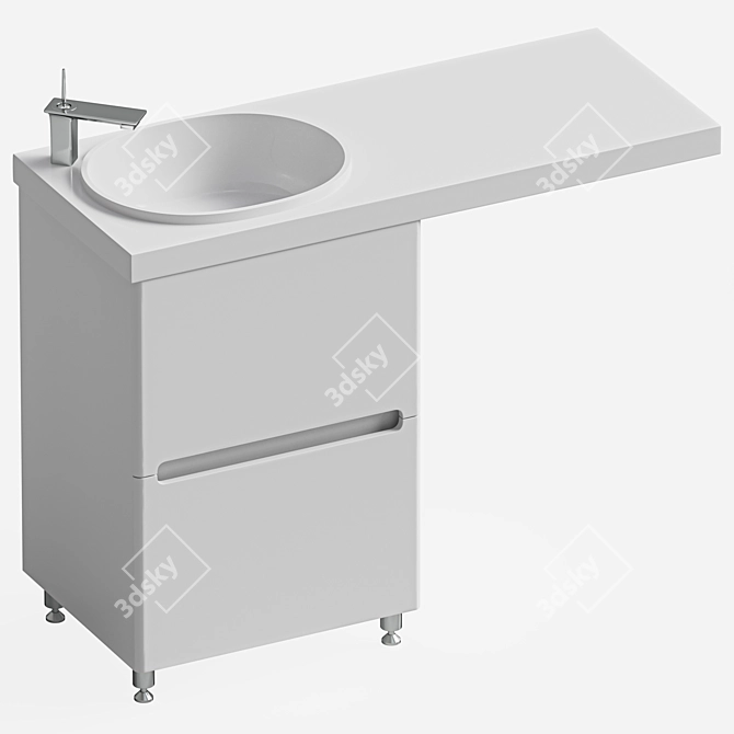 ANDREA BRUKS Over-Washer Sink 3D model image 12