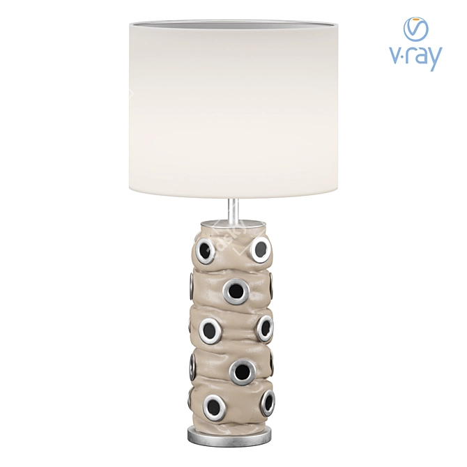 Leather Icon Table Lamp 3D model image 1