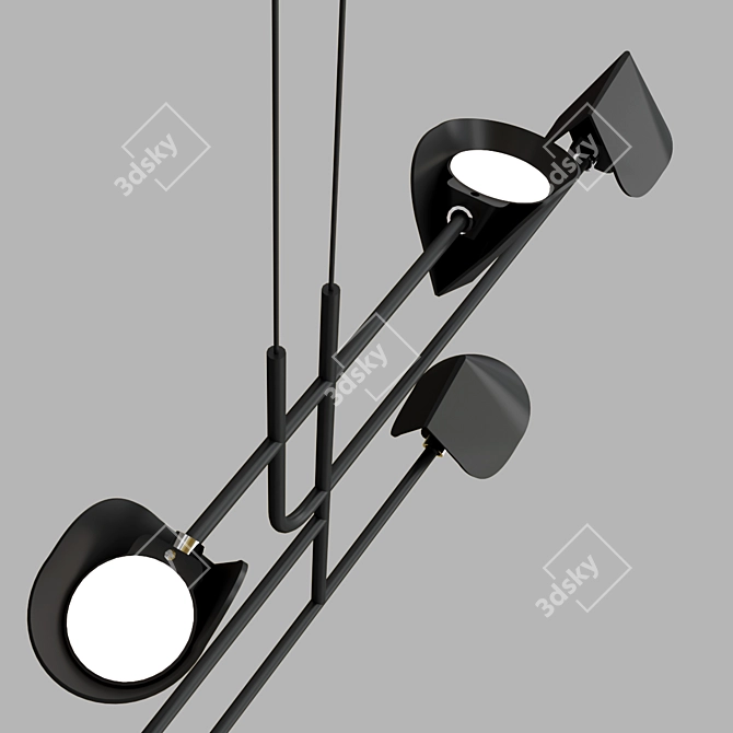  Contempo 7579 LED Suspension 3D model image 2