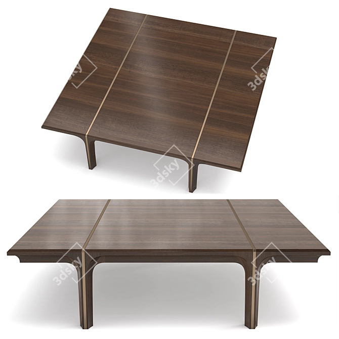 Modern Chic Coffee Table 3D model image 3